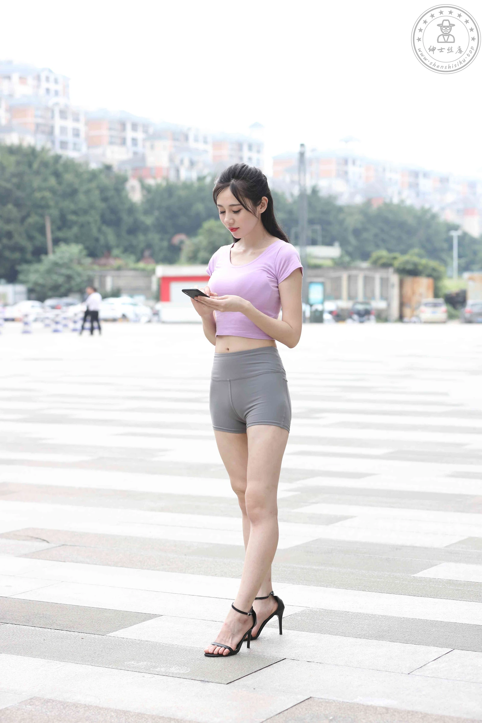 [魔镜街拍] 019 运动系甜美女生 [246P+176M]